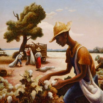 Thomas Hart Benton (American, 1889-1975) The Cotton Picker, circa 1943, Tempera, Acquired with funds provided by the Horace G. Fralin Charitable Trust, 2004.001