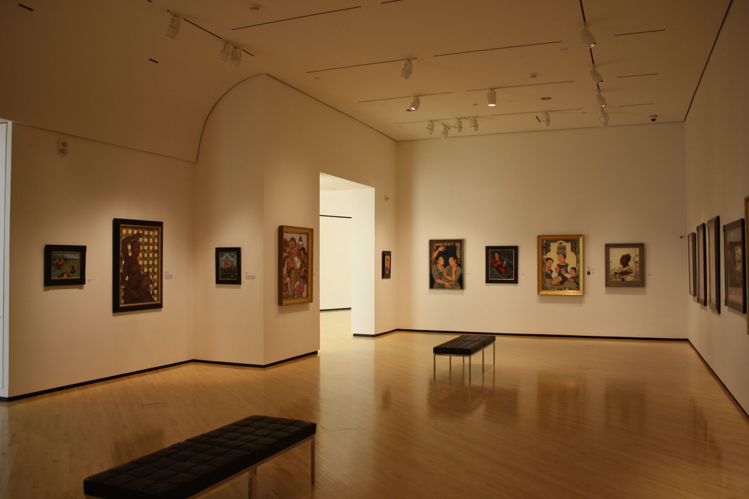 Room with Julie Speed paintings