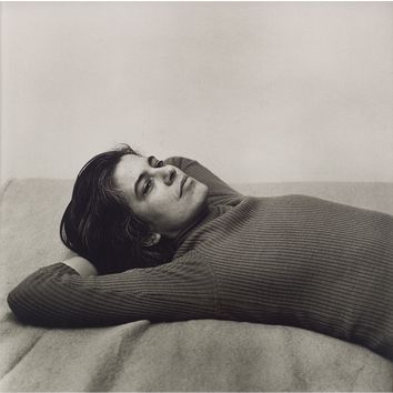 Peter Hujar (1934-1987), Susan Sontag, 1975. Gelatin silver print: sheet, 14 15/16 × 14 15/16 in. (37.9 × 37.9 cm); image, 14 11/16 × 14 3/4 in. (37.3 × 37.5 cm). Whitney Museum of American Art, New York; promised gift of the Fisher Landau Center for Art P.2010.313. © 1987 The Peter Hujar Archive LLC; Courtesy Pace/MacGill Gallery, New York and Fraenkel Gallery, San Francisco