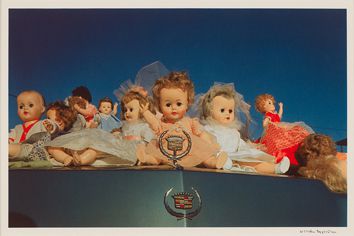William Eggleston (b. 1939), Untitled (Baby Doll Cadillac), 1973, printed 1996. Dye transfer print: sheet, 12 9/16 × 18 15/16 in. (31.9 × 48.1 cm); image, 11 5/8 × 18 7/8 in. (29.5 × 47.9 cm). Whitney Museum of American Art, New York; gift from the Emily Fisher Landau Collection 2019.464.9. © Eggleston Artistic Trust