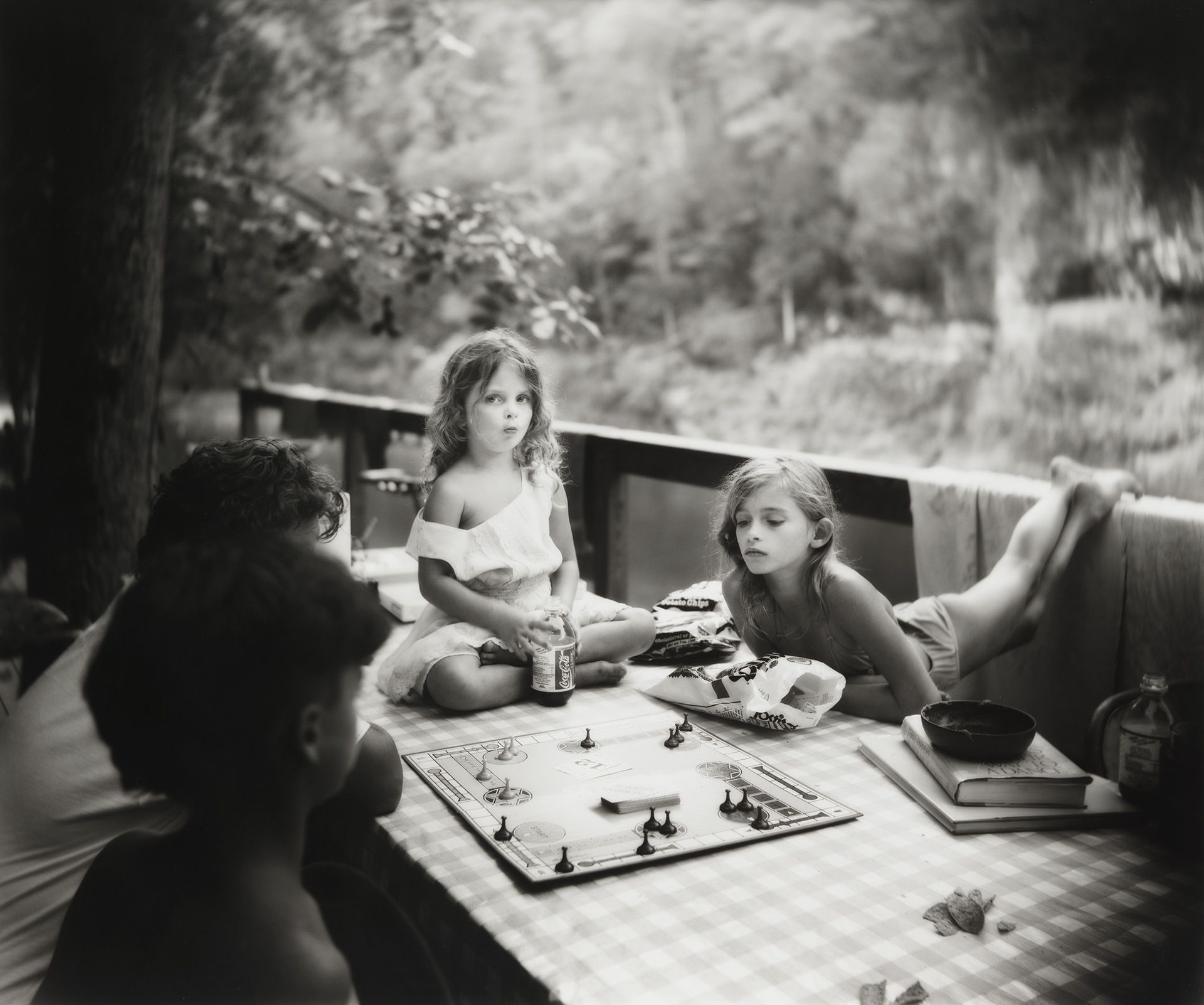 Sally Mann (b. 1951), Sorry Game, 1989. Gelatin silver print: sheet, 19 15/16 × 23 13/16 in. (50.6 × 60.5 cm); image, 19 5/8 × 23 5/16 in. (49.8 × 59.2 cm). Whitney Museum of American Art, New York; gift of The Bohen Foundation 2002.349. © Sally Mann