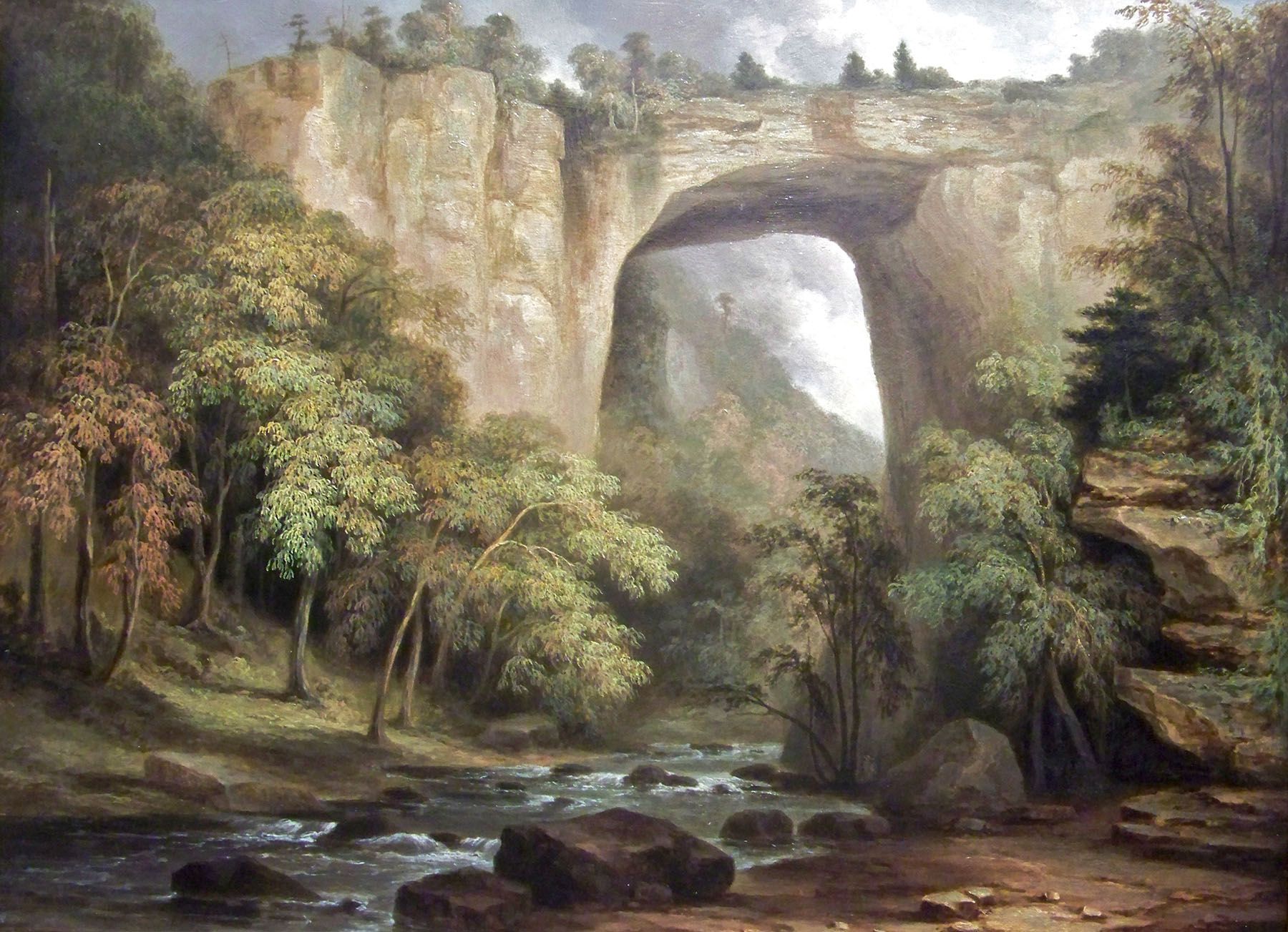 Painting of the Natural bridge