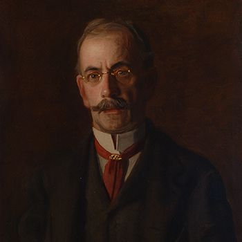 Thomas Cowperthwaite Eakins (American, 1844-1916), Portrait of Walter S. Macdowell, circa 1904, Oil on canvas, Taubman Museum of Art, Gift of the Estate of Peggy Macdowell Thomas, 2002.006