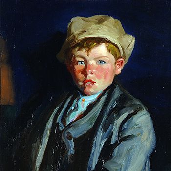 Robert Henri (American, 1865-1929), Jimmie O'Donnell, 1924, Oil on canvas, Taubman Museum of Art, Acquired with funds provided by the Horace G. Fralin Charitable Trust, 2001.002