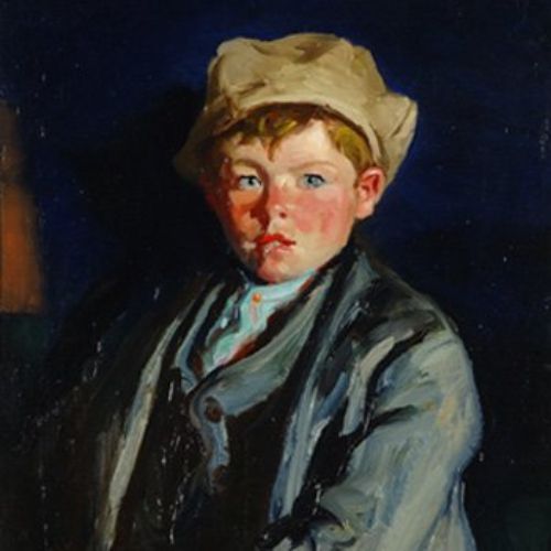 Robert Henri (American, 1865-1929), Jimmie O’Donnell, 1924, Oil on canvas, 24 1/4