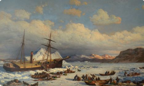 Artwork Spotlight: Voyage of the Polaris by William Bradford