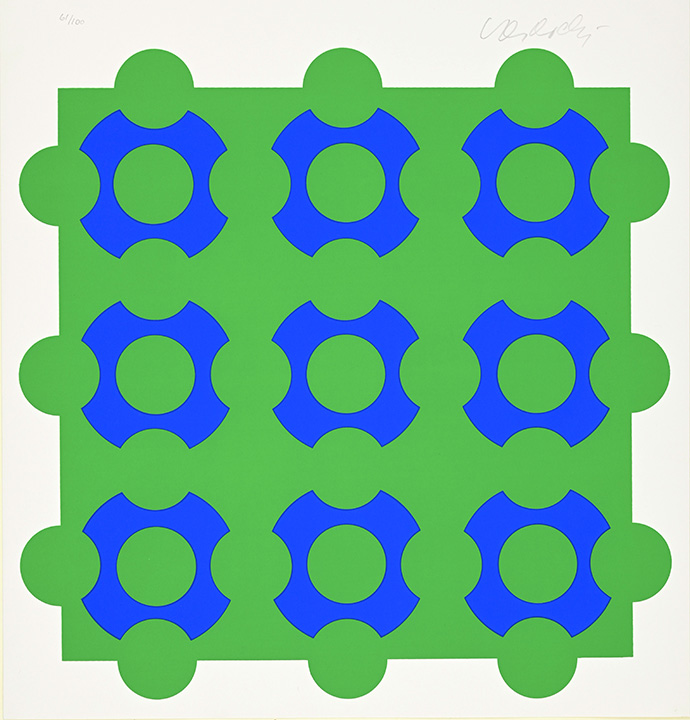 Victor Vasarely (French-Hungarian, 1906-1997), Untitled, 1967, silkscreen, Taubman Museum of Art, Museum Purchase, 1985.112
