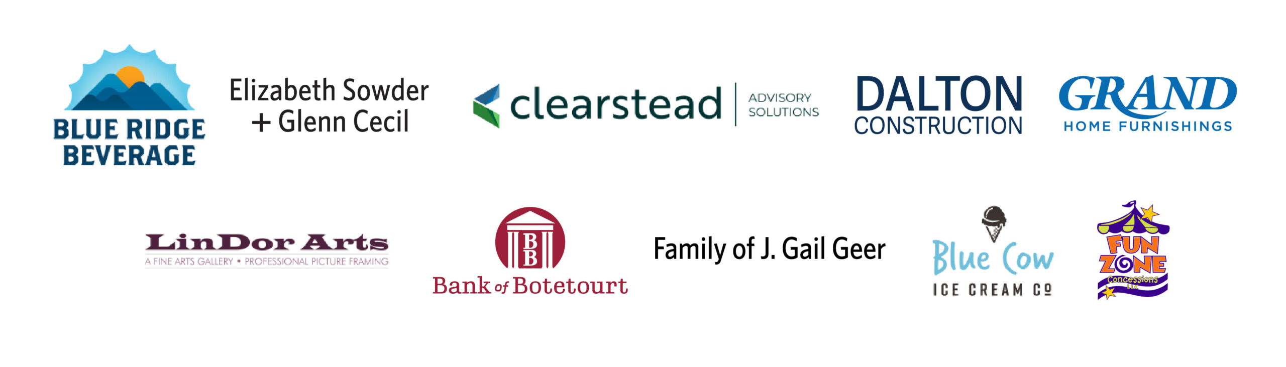 Sponsor logos