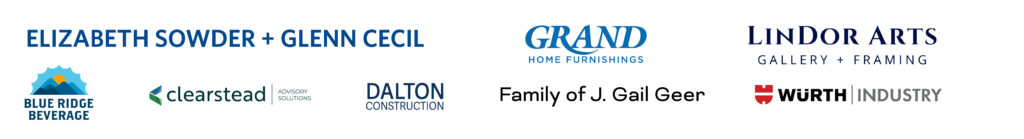 Sponsor names and logos